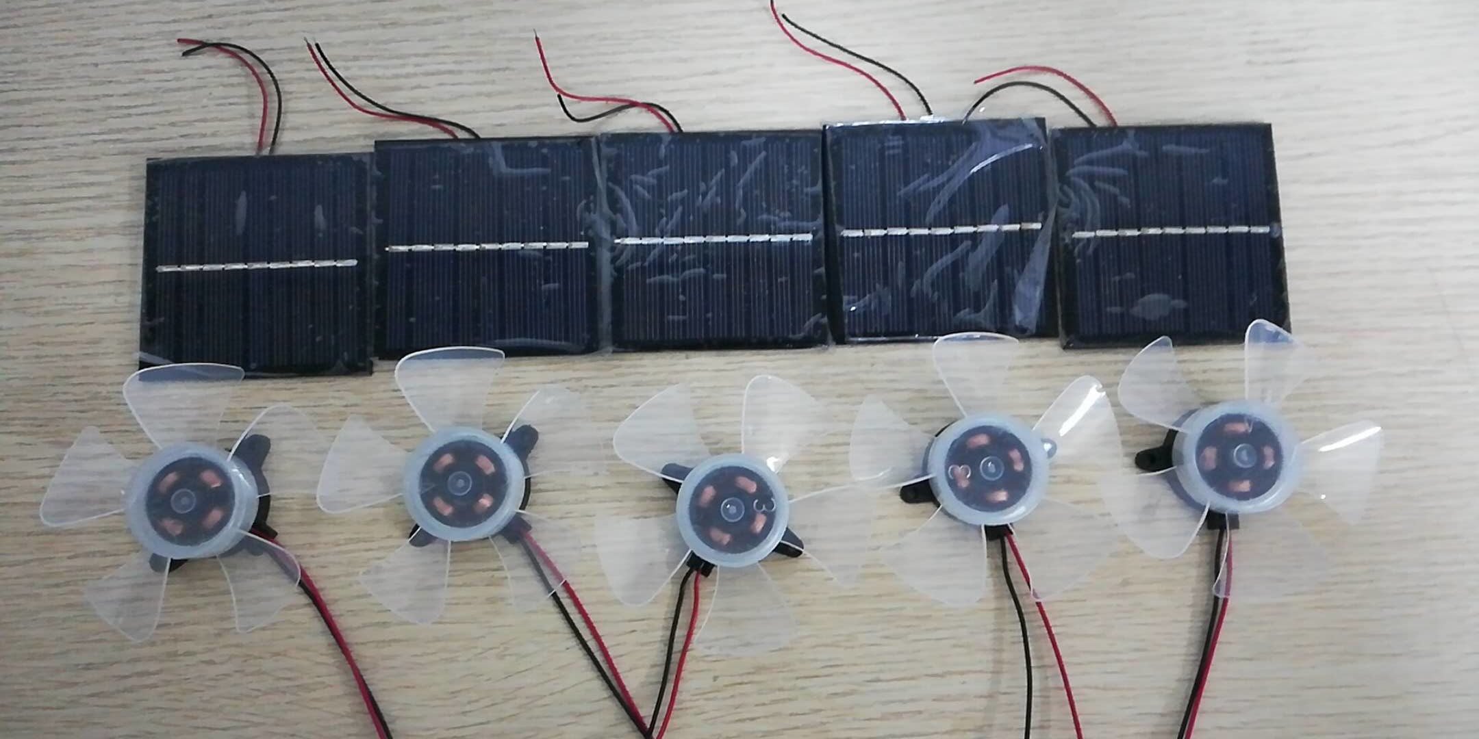 Двигатель BLDC с солнечной панелью