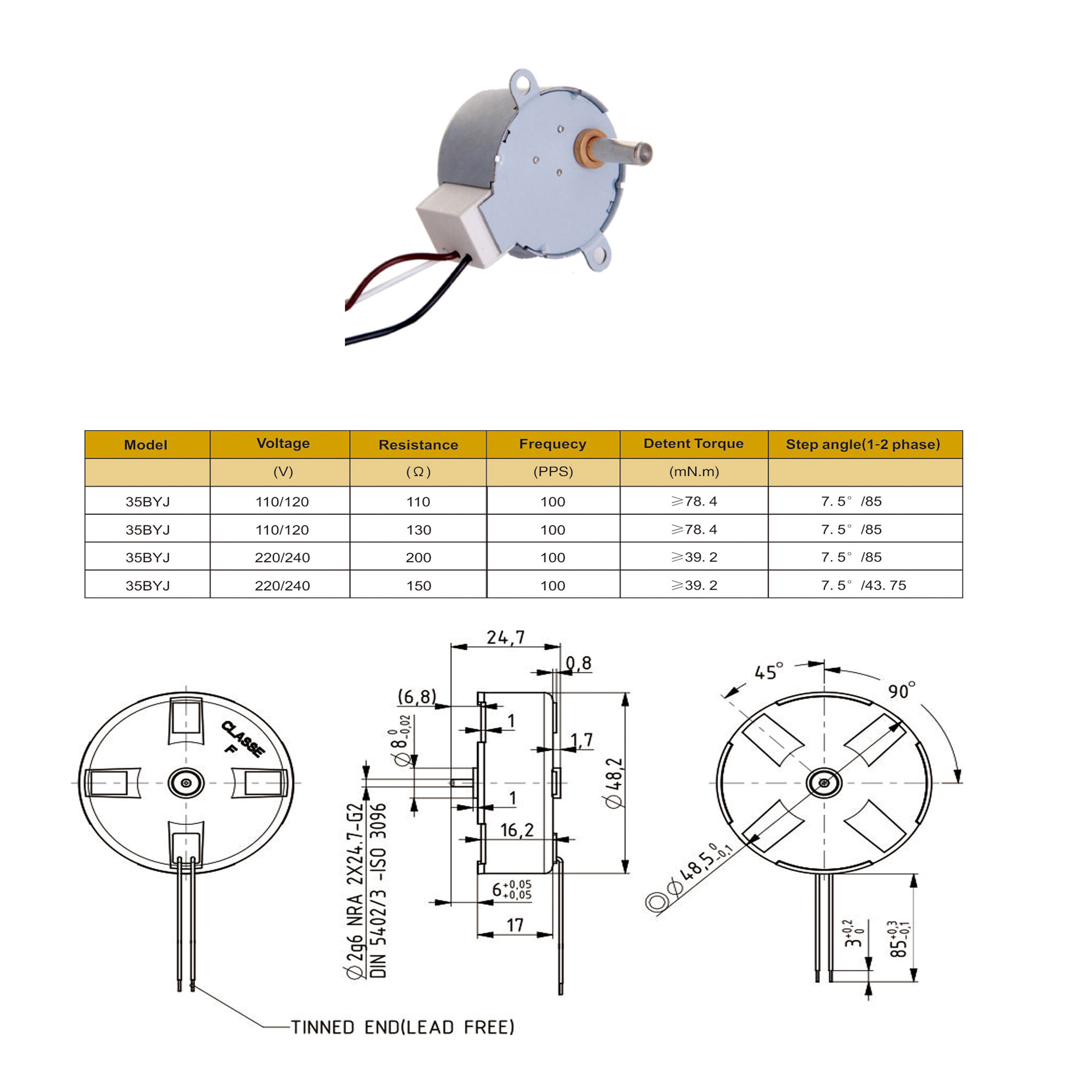 Электродвигатель AC Electrical Moter Stepper Motor Motor