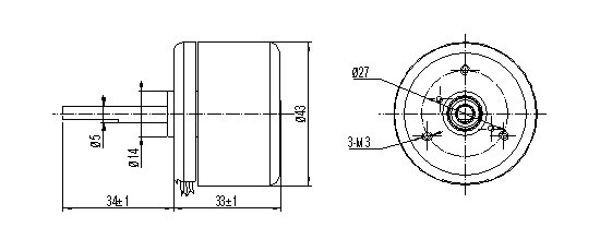 Датчик Фен бесщеточный мотор постоянного тока