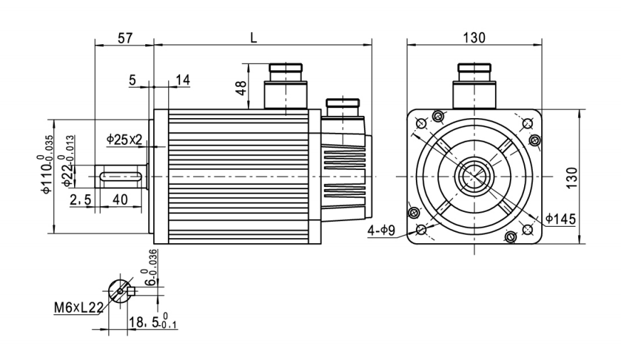 Servo Motor-130 серия 380V 04 
